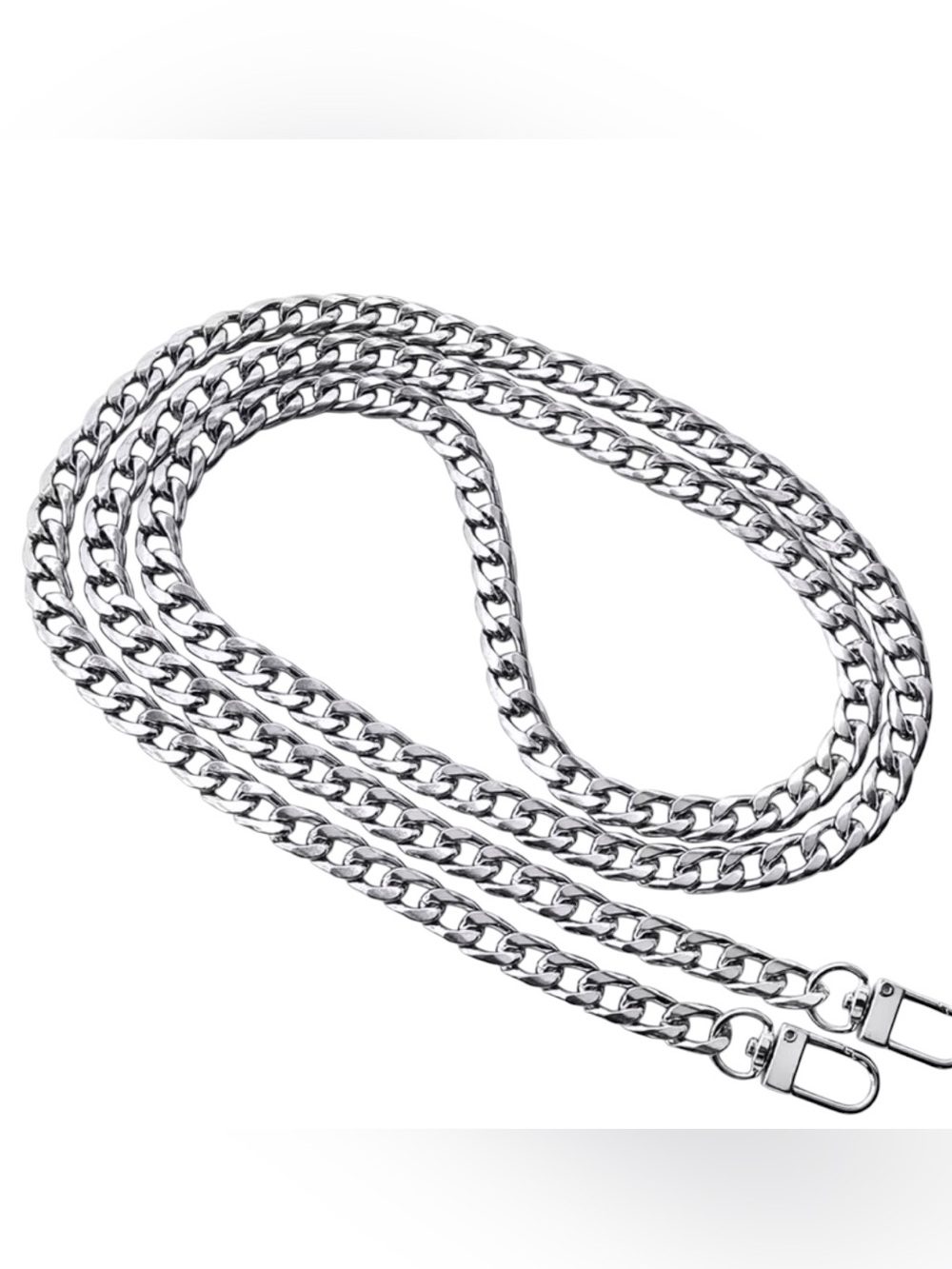 NWOT 23.6" Flat Silver Shoulder Bag Replacement Chain